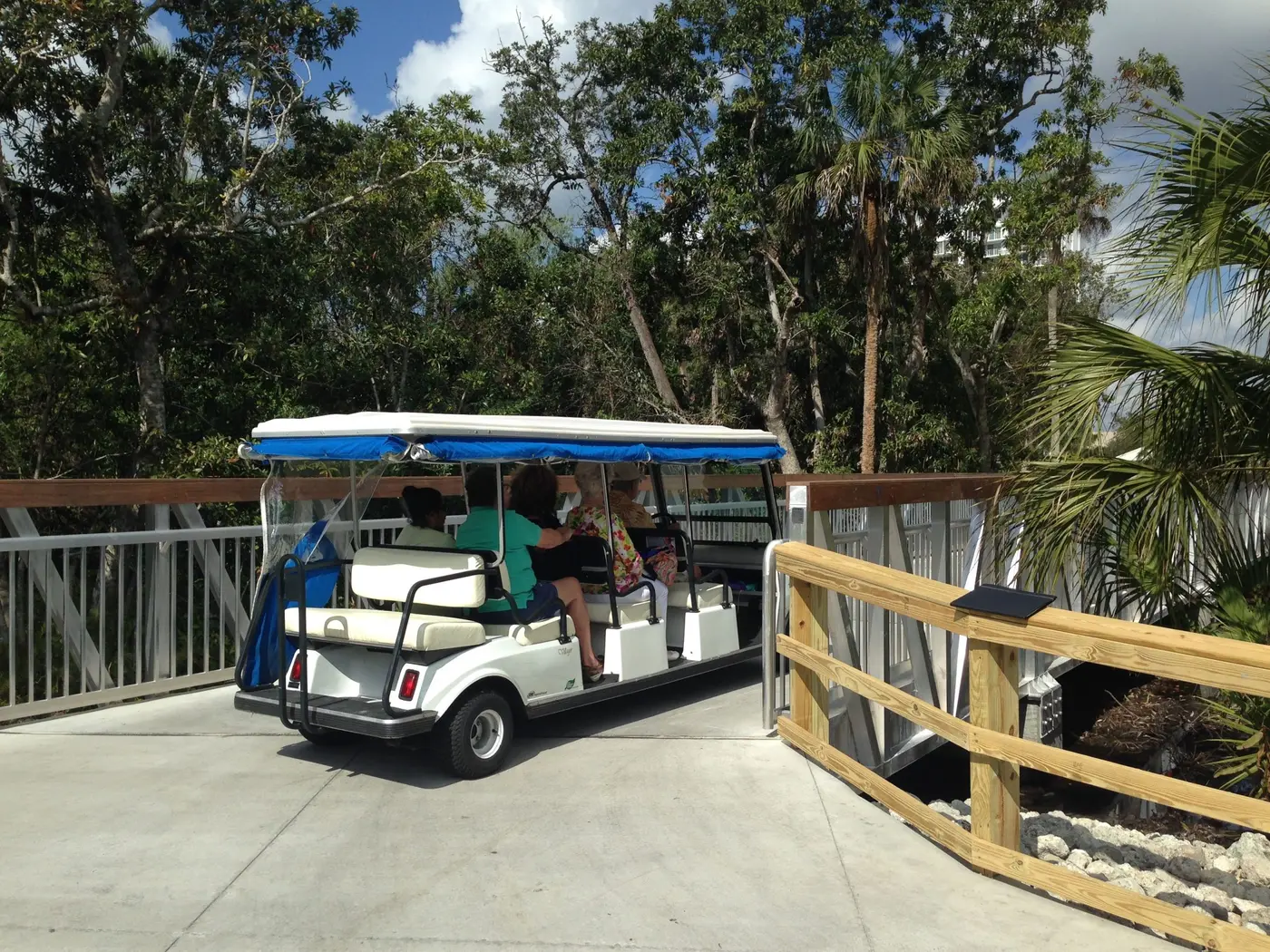 Golf cart bridge